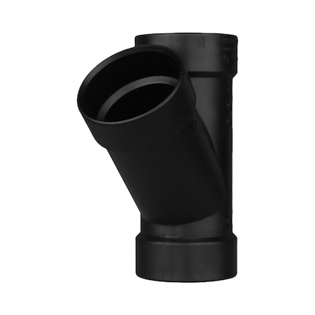 Charlotte Pipe And Foundry Wye Black - 4 x 4 x 4 in. 43437